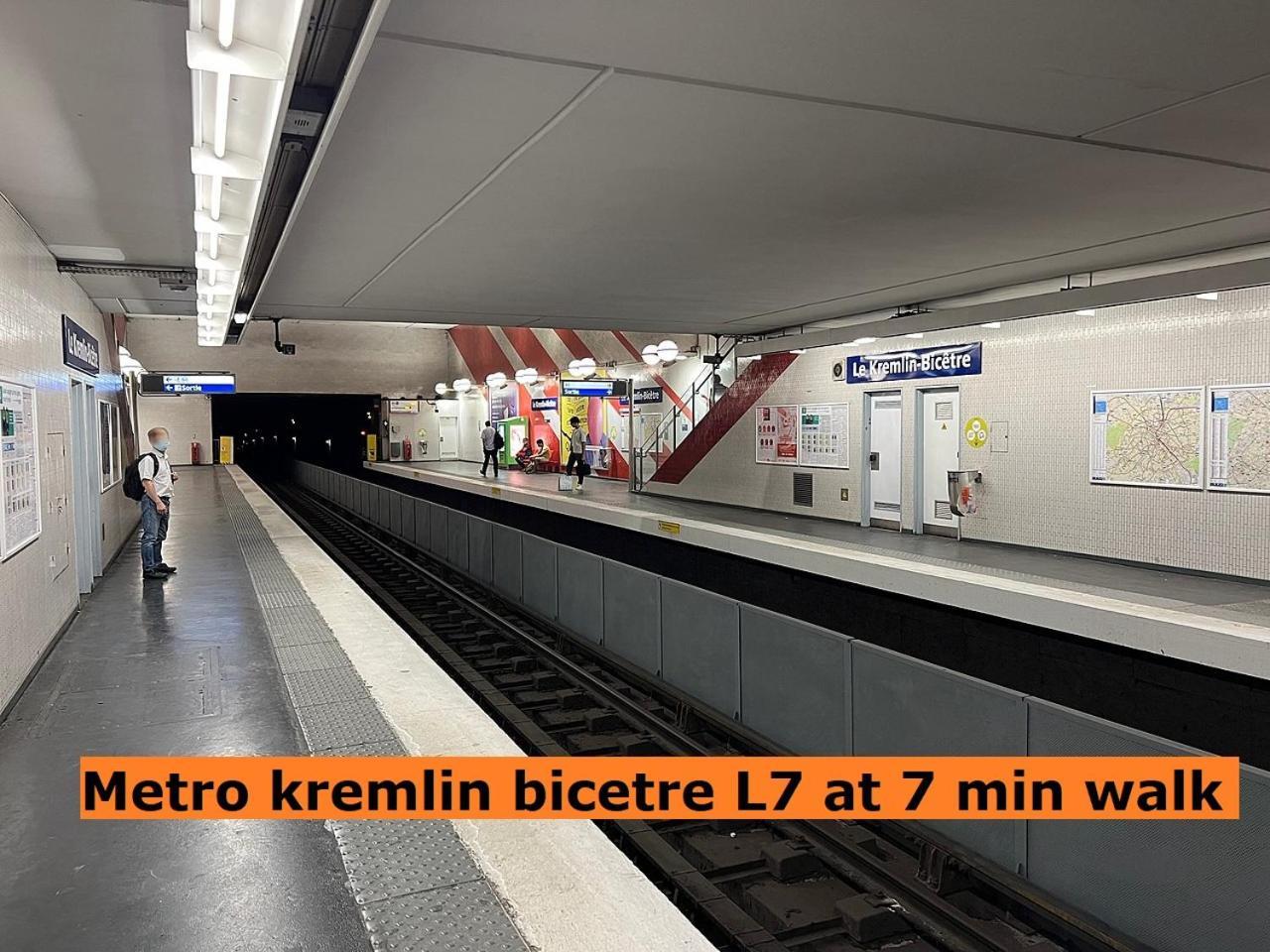 Cosy Apartment Kremlin Bicetre Metro Station Le Kremlin-Bicêtre Dış mekan fotoğraf